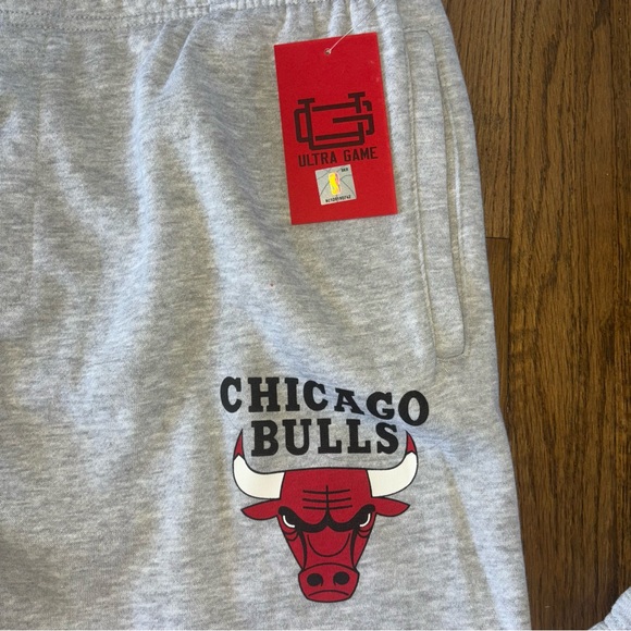Ultra Game Men's NBA Sweatpants Chicago Bulls Logo w/ Pockets Size XL - Picture 3 of 9